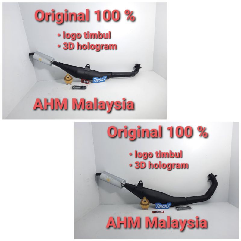 Knalpot AHM FIZR SATRIA 120 original Malaysia