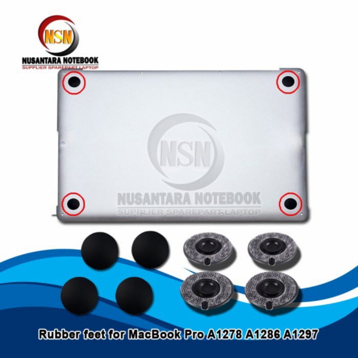 Rubber Feet (Karet Kaki) Bottom Case MacBook Pro A1278 A1286 A1297