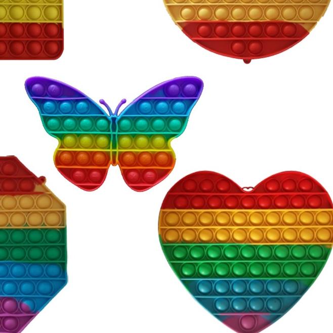 ← glinkshop1 Pop it Jumbo 20cm Murah Kotak Love Kupu Kupu Rainbow Grosir popit pop its ☈