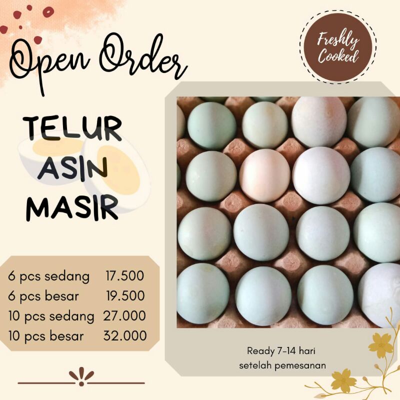 

Telur Asin "MATANG MASIR