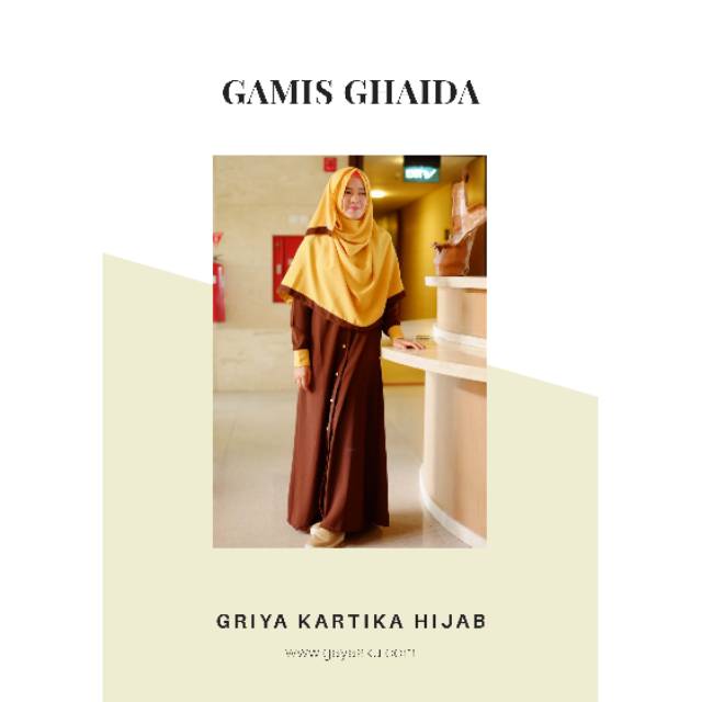 GAMIS GHAIDA/GAMIS CANTIK/GAMIS MUSLIMAH/ADZKIA HIJAB SYARI/GAMIS ADZKIA/GAMIS ORI