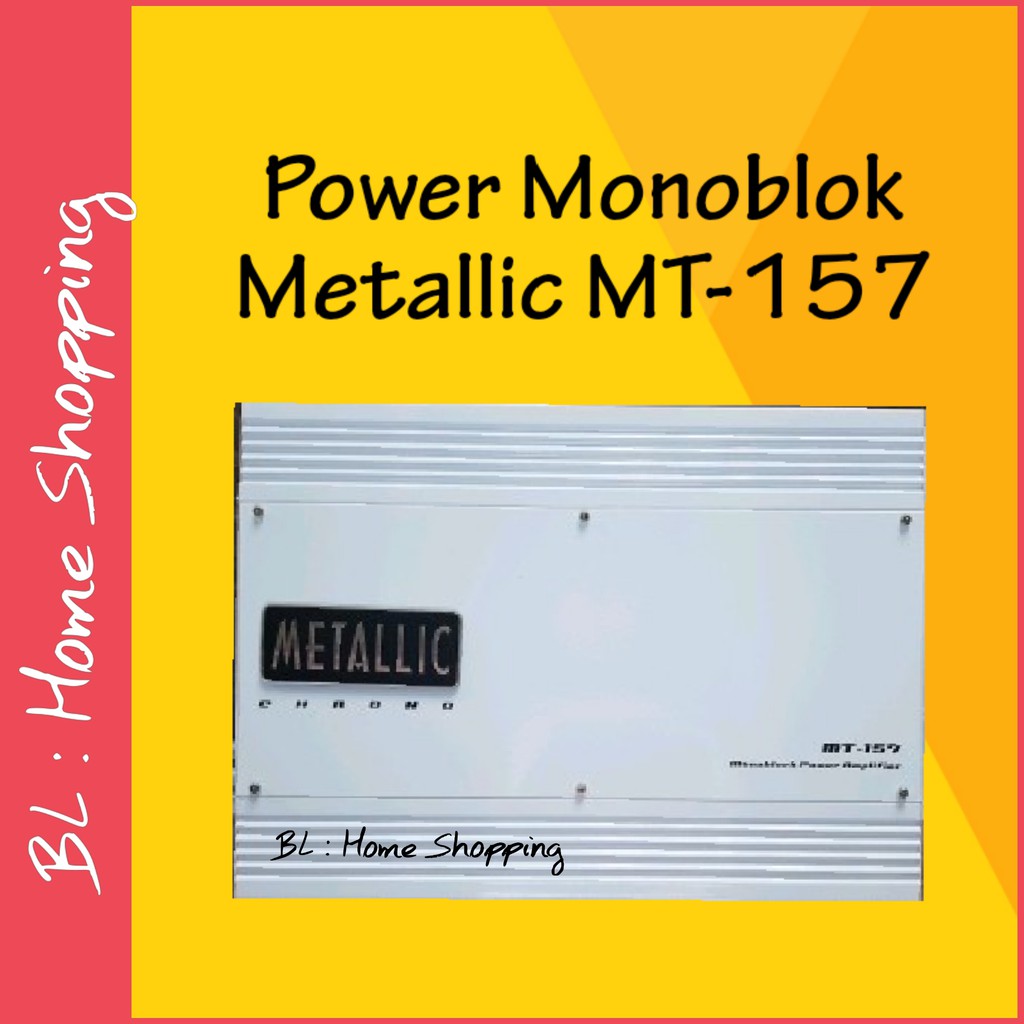 Monoblock Metallic MT 157 Power Monoblock Amplifier