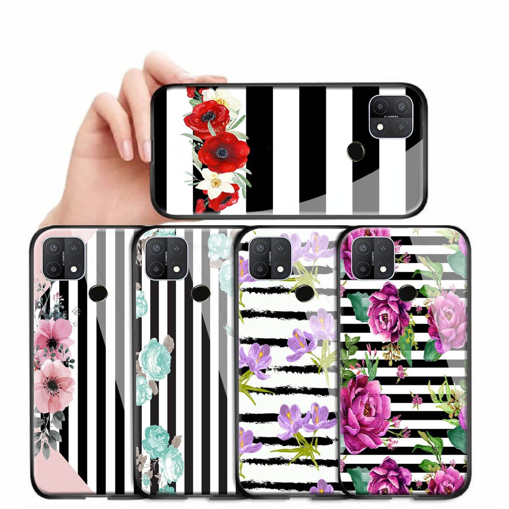 GLASS (S50) Softcase Kaca Oppo A15 a15s - Case Hp Oppo A15s A15 - Casing Hp Oppo A15 A15S