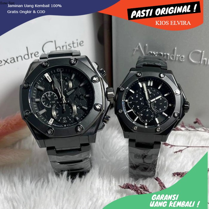 JAM TANGAN COUPLE ALEXANDER CHRISTIE ALEXANDRE CHRISTIE CRISTIE CHRISTY CRISTI COUPLE ORIGINAL TERBA