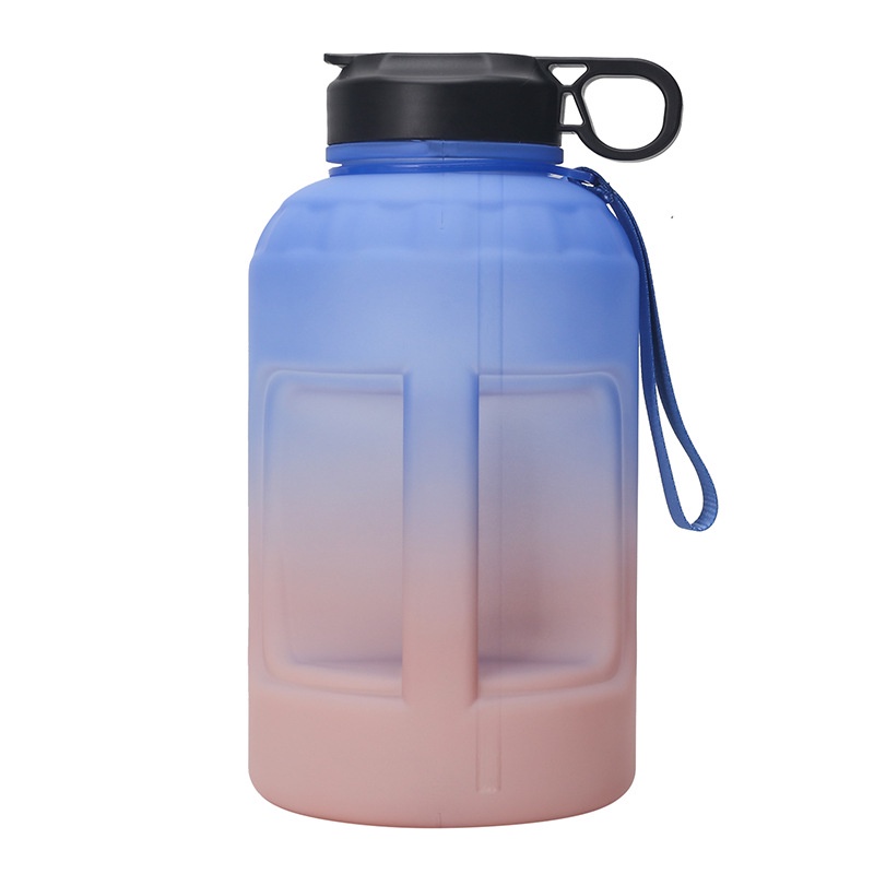 Botol Air Minum Kapasitas Besar 2.2l Bahan Plastik Untuk Fitness / Outdoor