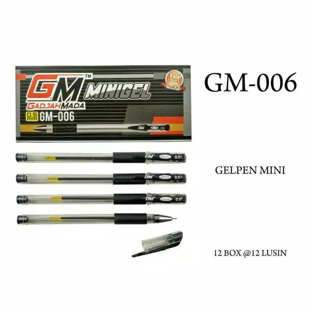 

Pulpen GM 006 mini gel pen 0.5 kualitas tinta standar international