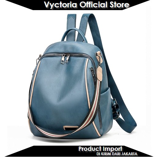 (COD) Vyctoria VOS0651 Tas Ransel Wanita Backpack Stylish Import Promo EL6135 BQ2681 CR7211 GT1407 2681 1407 7211 6135