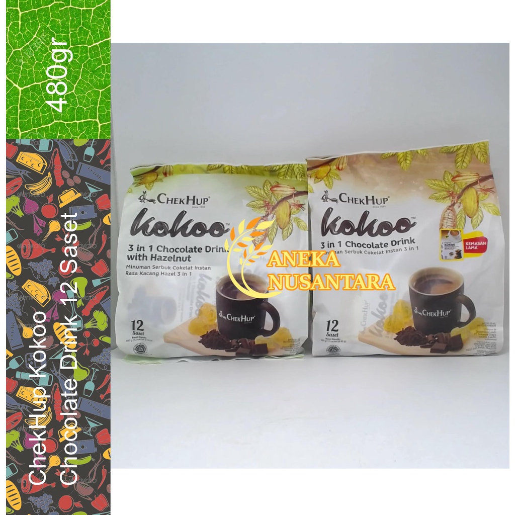 

Chek Hup Chekhup Kokoo Koko 3 In 1 Chocolate Drink Isi 12 Sachet 480 gr