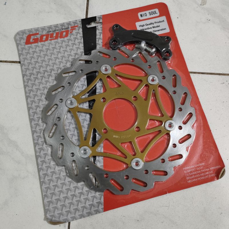 disc brake Mio Piringan cakram Mio Mio soul ukuran260mm Gerigi Goyo original foto