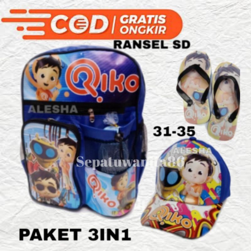 TAS RANSEL SEKOLAH /TAS ANAK/ TAS RIKO / TAS KARAKTER ANAK