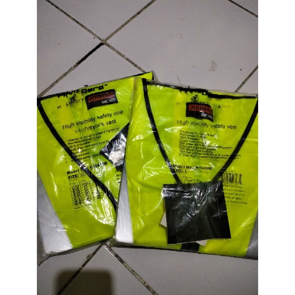 ROMPI SAFETY SUPER BIG JUMBO 5XL XXXXL HIJAU STABILO BAHAN FULL POLYESTER