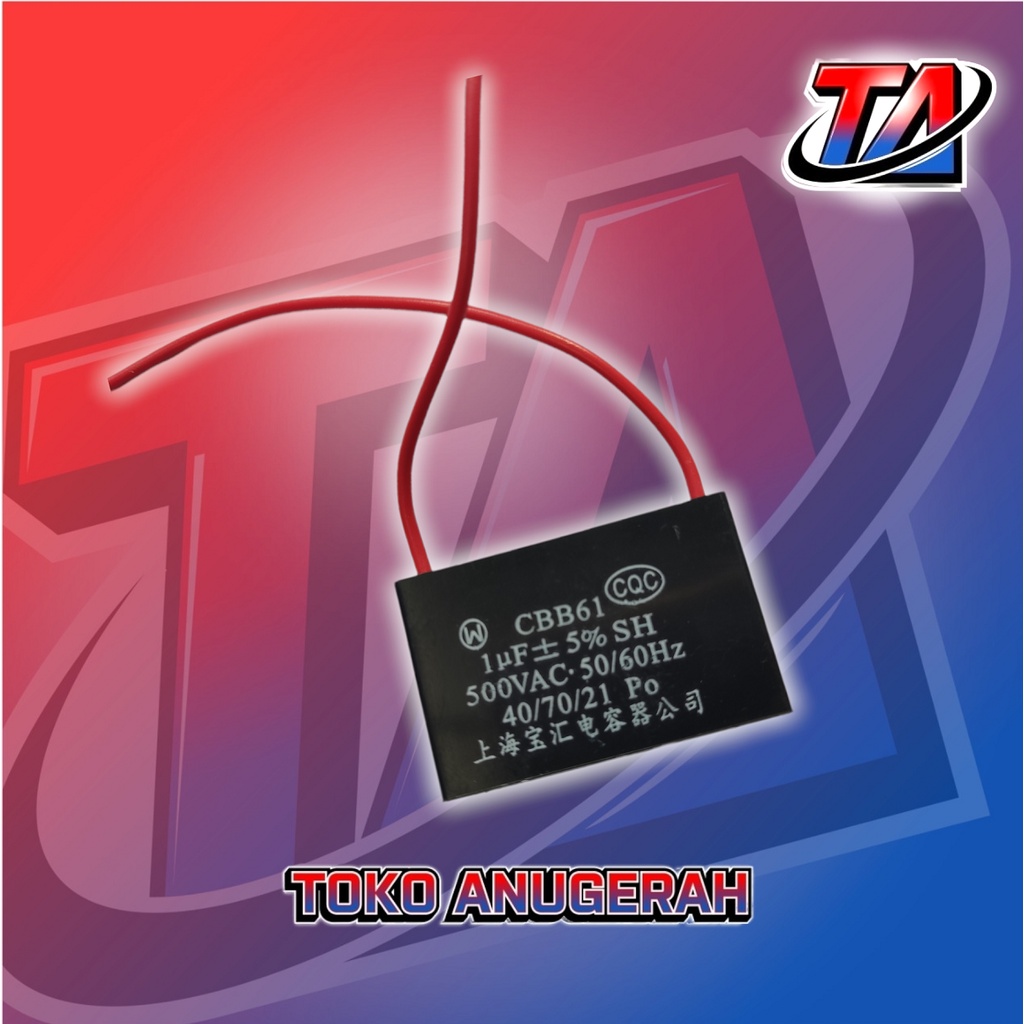 KAPASITOR CBB61 1uF 500V / 1uF500V