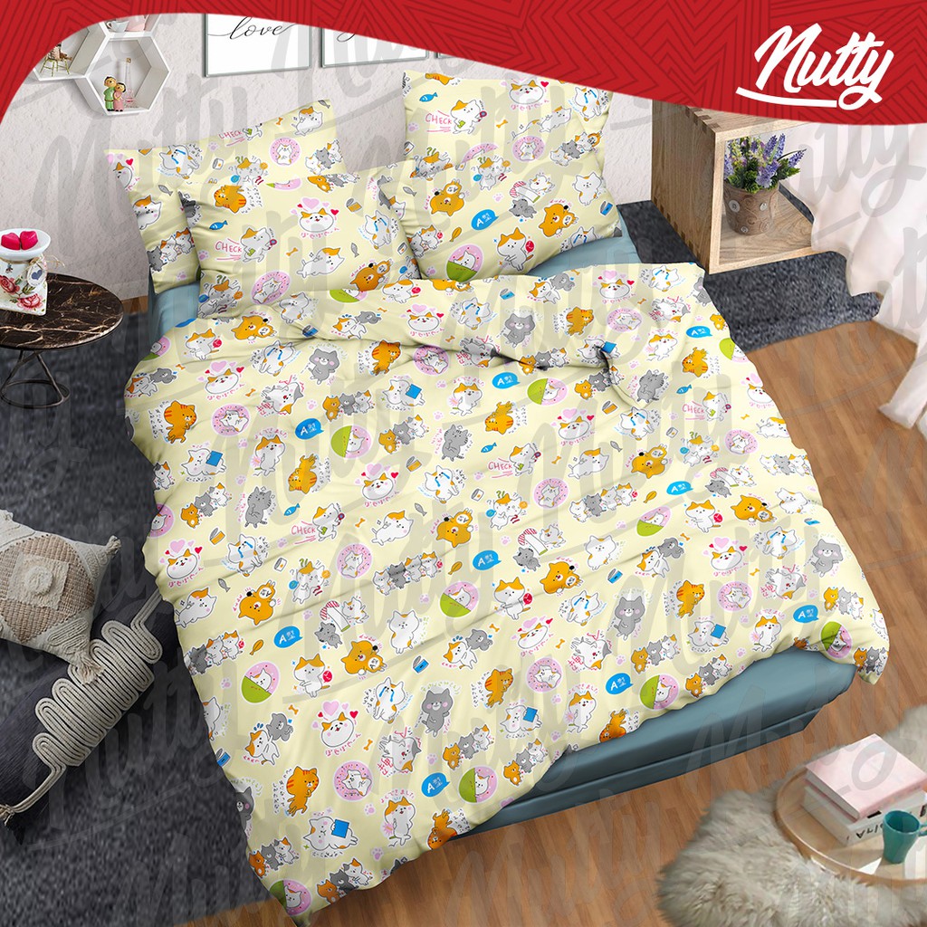 SEPREI KATUN LOKAL 100X200 T25 TERMURAH PENGUIN PANDA ELEPHANT COW SQUIREL TIGER CARTOON NUTTY M