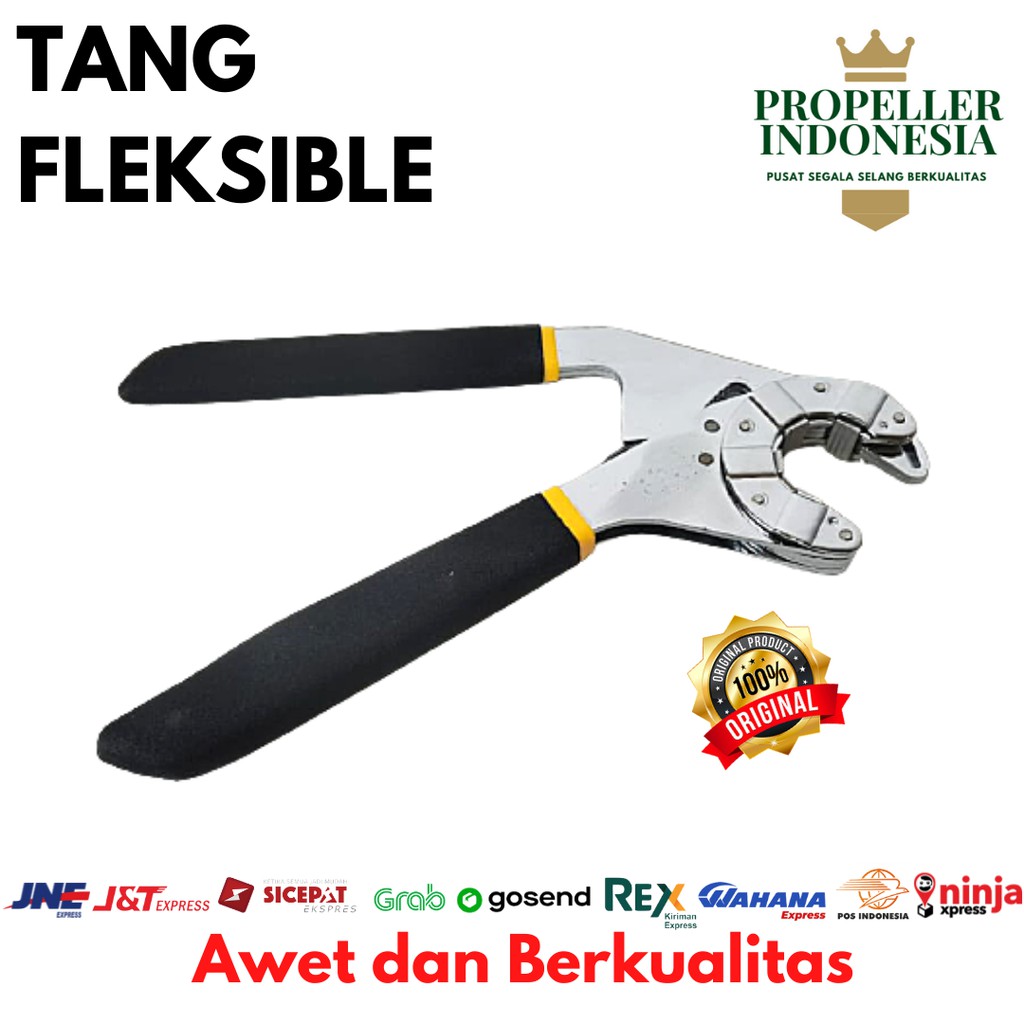 Tang Kunci Inggris Fleksible Universal Alat Pipa Serbaguna 8Inch