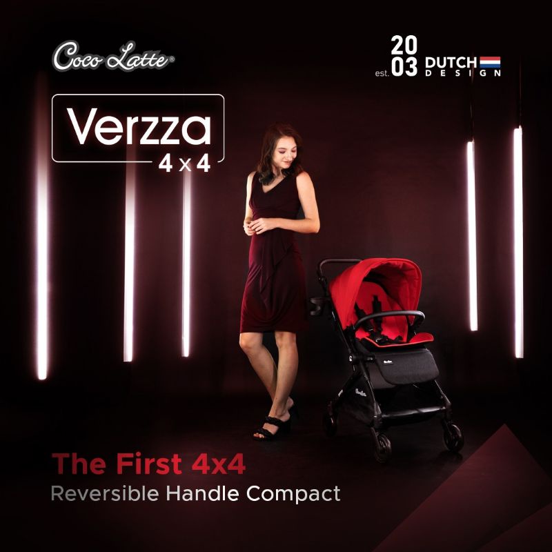 Stroller Cabin Cocolatte Verzza Reversible Handle / Kereta Dorong Bayi