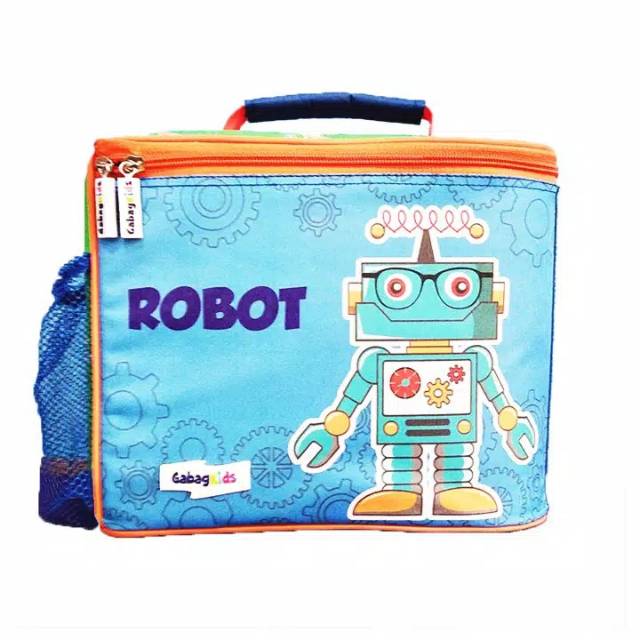 Gabag Kids Robot Bubot Free Lunch Box