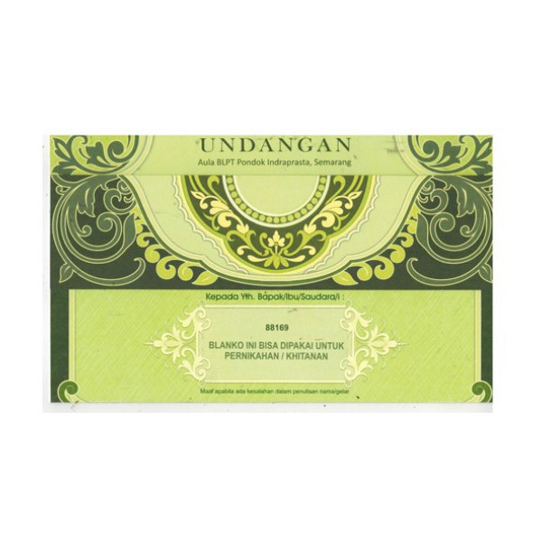 Undangan Pernikahan I Erba 88169