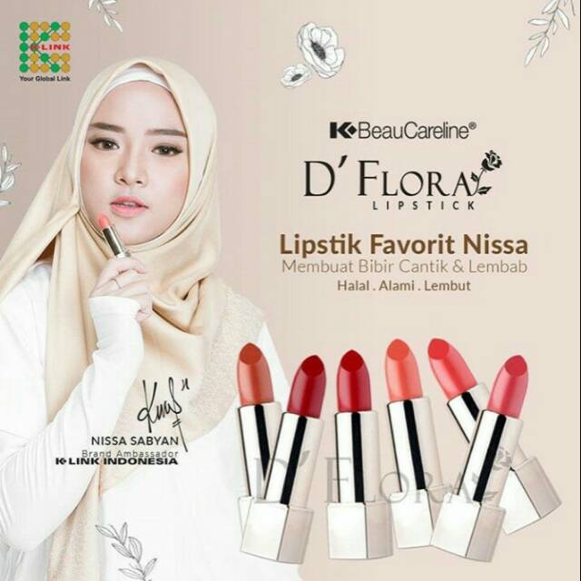 D'Flora Lipstik Halal