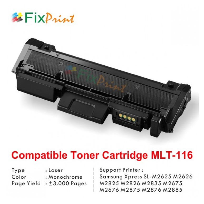 Cartridge Toner Samsung MLT-116 D116S Printer SL-M2625 M2875 2876 2825