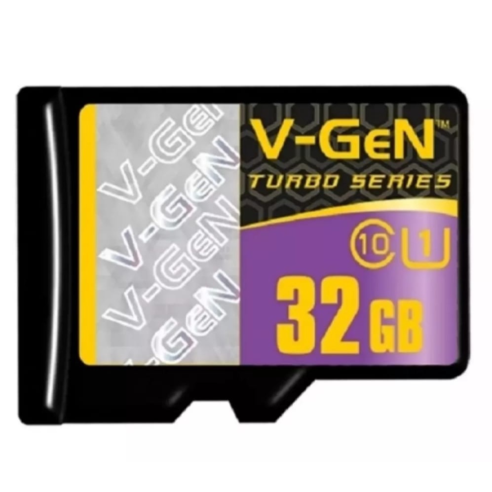 Memory Card / Micro SD V-GEN Turbo Series 32GB Class 10 100MB/s Micro SD V-GEN Memory Card HP 32GB V-GEN-ORIGINAL