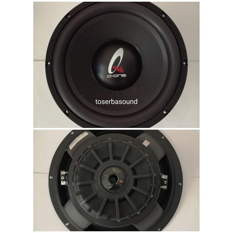 Subwoofer 12 inch Doble Coil Q One QW 12DVC Audio Mobil 12in