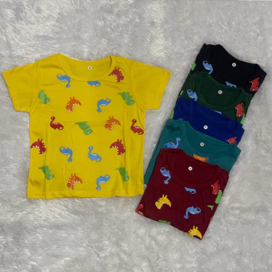 M&amp;W - COD / BAJU KAOS  1-6TH / BAJU ANAK ANAK KARAKTER DINOSUARUS KECIL / KAOS ANAK ANAK / BAJU ANAK ANAK FASHION