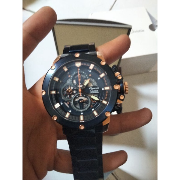 jam tangan pria alexander cristie original