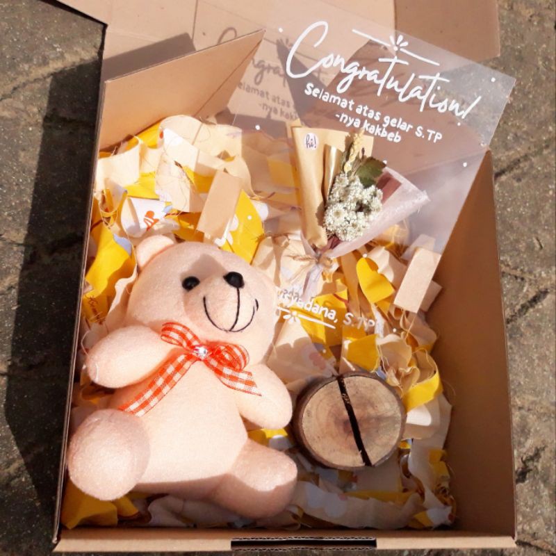 [PAKET GIFT BOX] KADO PAJANGAN AKRILIK (21x14) UNIK AESTHETIC ULANG