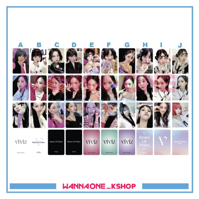 photocard viviz beam of prism eunha sinb umji