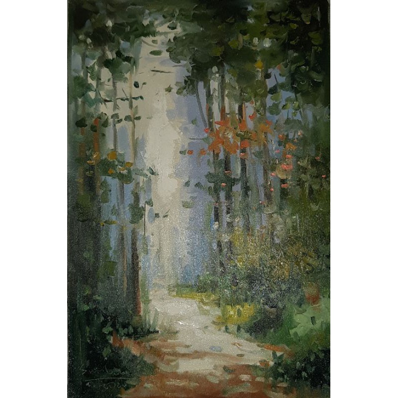 

LUKISAN CAT MINYAK CANVAS SUASANA HUTAN