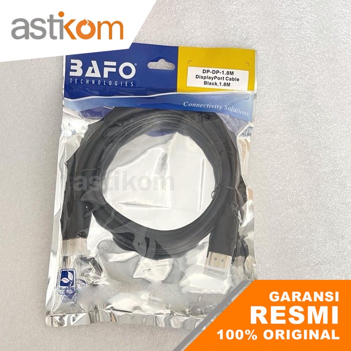 BAFO Kabel DisplayPort 1,8M Display Port 1,8 Meter DP to DP