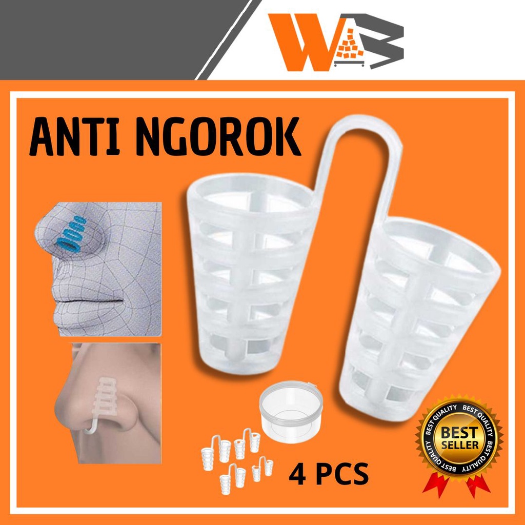 COD Alat Mendengkur Anti Dengkur Ngorok Mendengkur Snore Snore Snoring Penghilang Ngorok Alat Bantu Anti Ngorok 4PCS