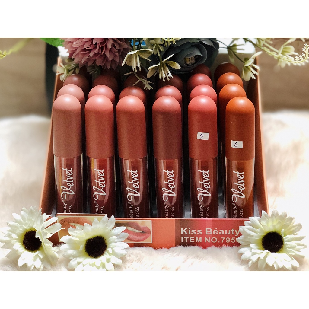 KISS BEAUTY VELVET LIPGLOSS 7954 SATUAN BEBAS PILIH WARNA LIPGLOSS LIPCREAM LIPMATTE LIPTINT HARGA GROSIR MURAH