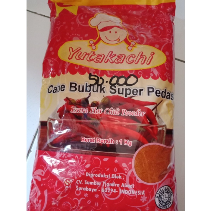 

Marhies- Bumbu Cabe Bubuk Super Pedas Yutakaci 1Kg