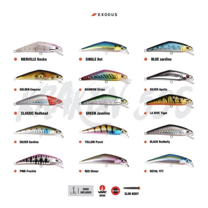 ALAT PANCING EXODUS KRAKEN LURE ULTRALIGHT FISHING PENGIRIMAN CEPAT