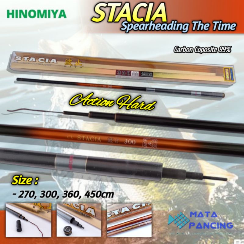 Joran tegek hinomiya stacia 270 super hard high carbon rod tegek lele tegek galatama tegek baronang 