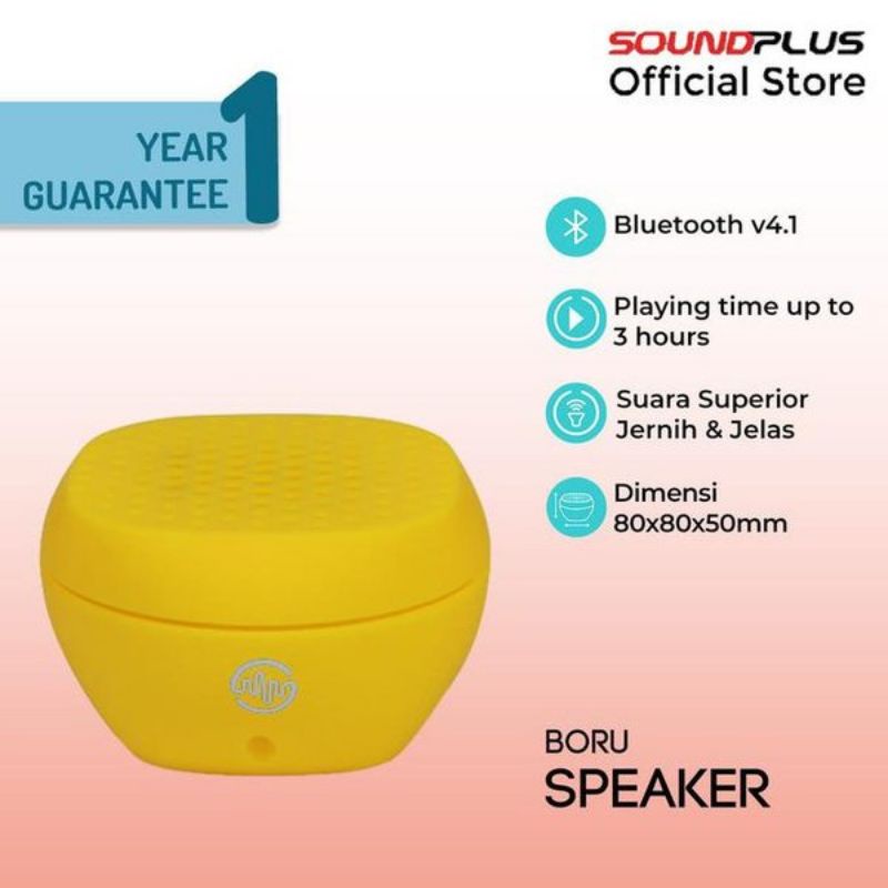 Soundplus Boru Speaker Bluetooth ORIGINAL 100%