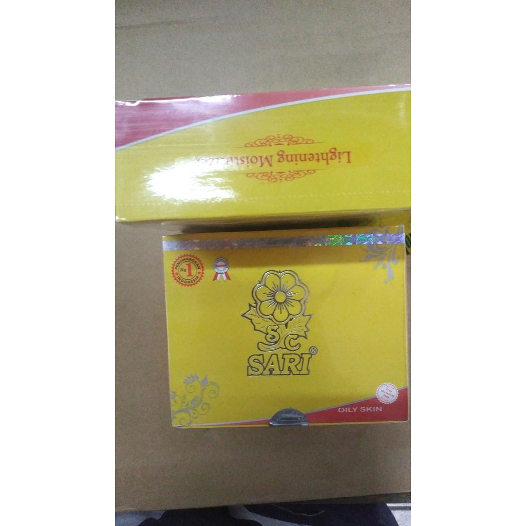 cream sari kuning oily asli aman femalebeauty