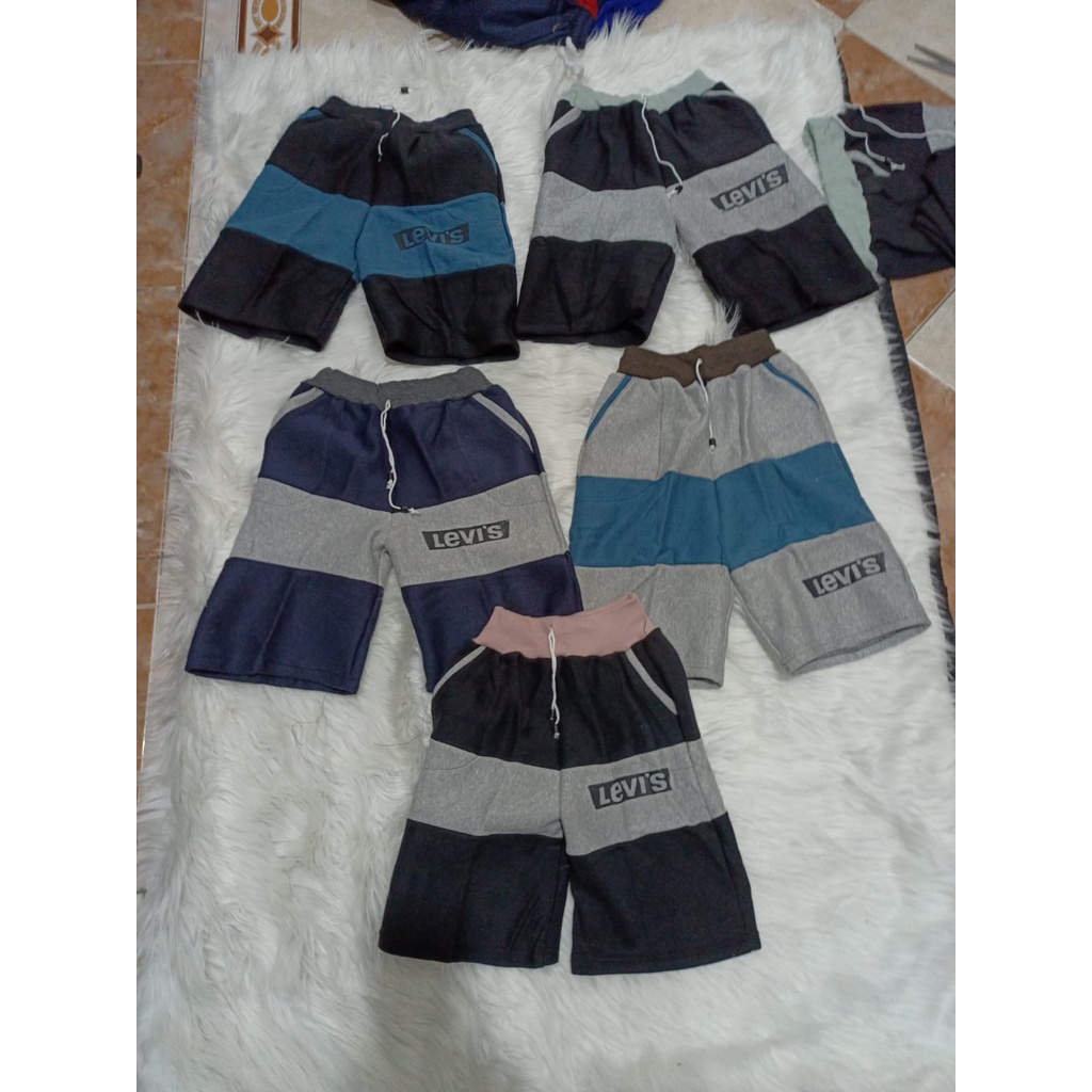 celana pendek anak laki laki umur 3 - 8 thn / kolor pendek anak laki laki