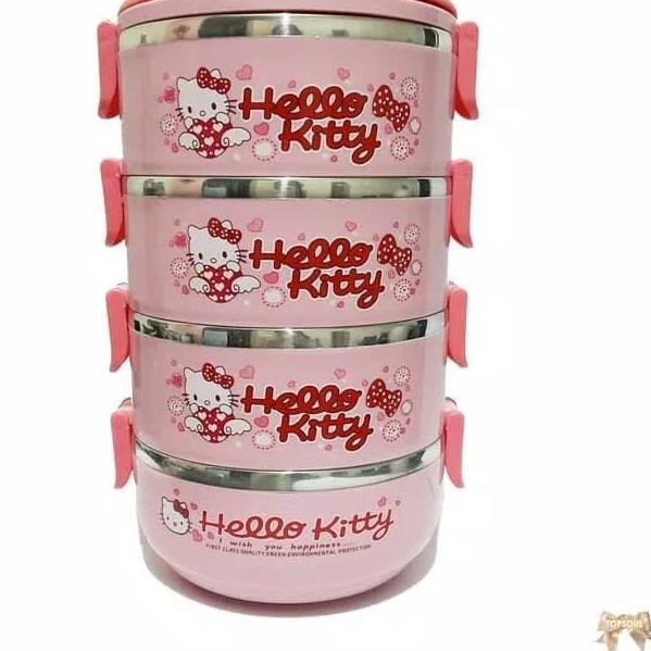 ♨ Rantang 4 susun karakter/Rantang 4 susun stainless ☻