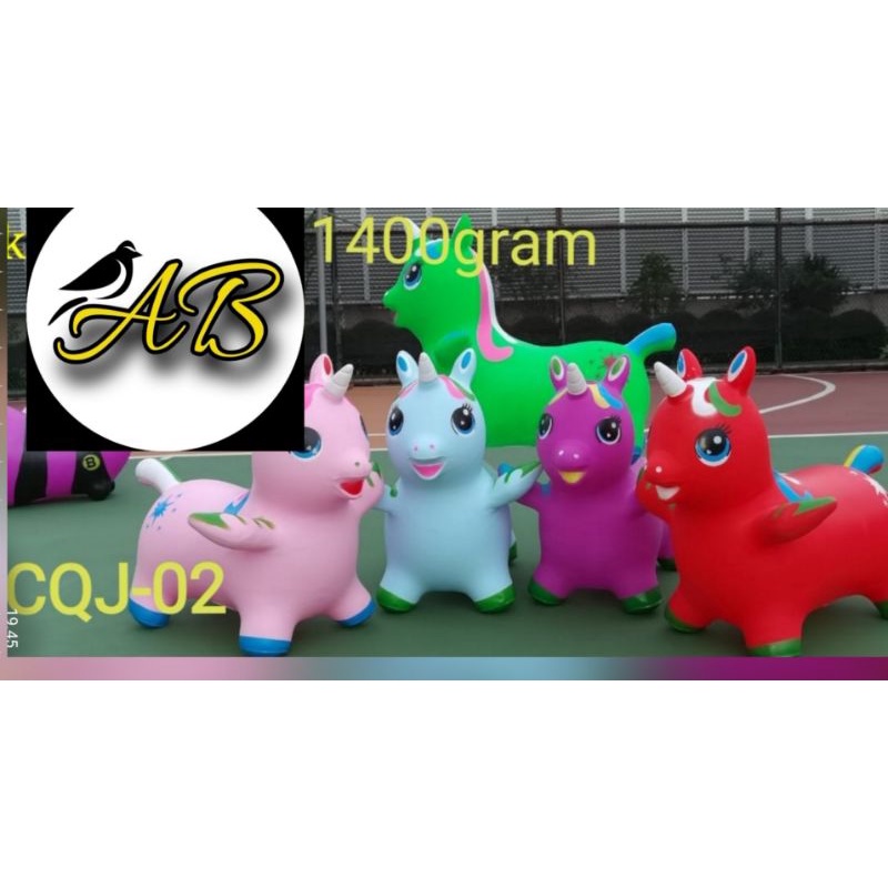 Mainan Jumping unicorn Animal Kuda Terbang