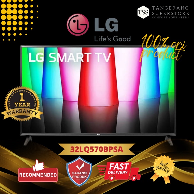 LG LQ57 32 Inch Smart FHD TV - 32LQ570BPSA 630BPSA 32” TELEVISI TV
