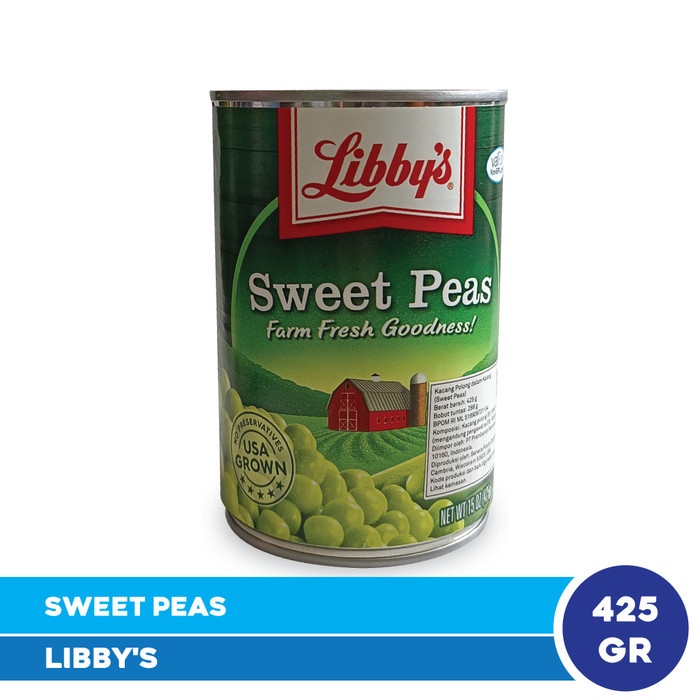 

Libby's Sweet Peas Kacang Polong Kaleng 425 gr - Libbys