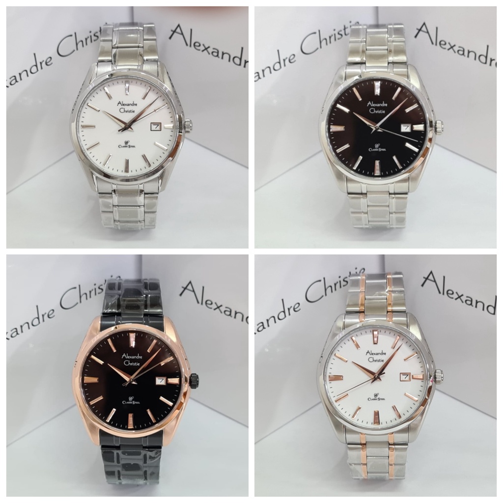 ALEXANDRE CHRISTIE AC 8515 AC8515 ORIGINAL GARANSI 1THN INTERNASIONAL |JAM TANGAN PRIA WANITA COUPLE