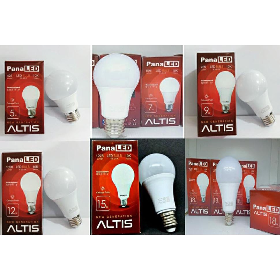 Panaled Altis 5w 7w 9w 12w 15w 18w Lampu Led Panaled Altis Putih Premium