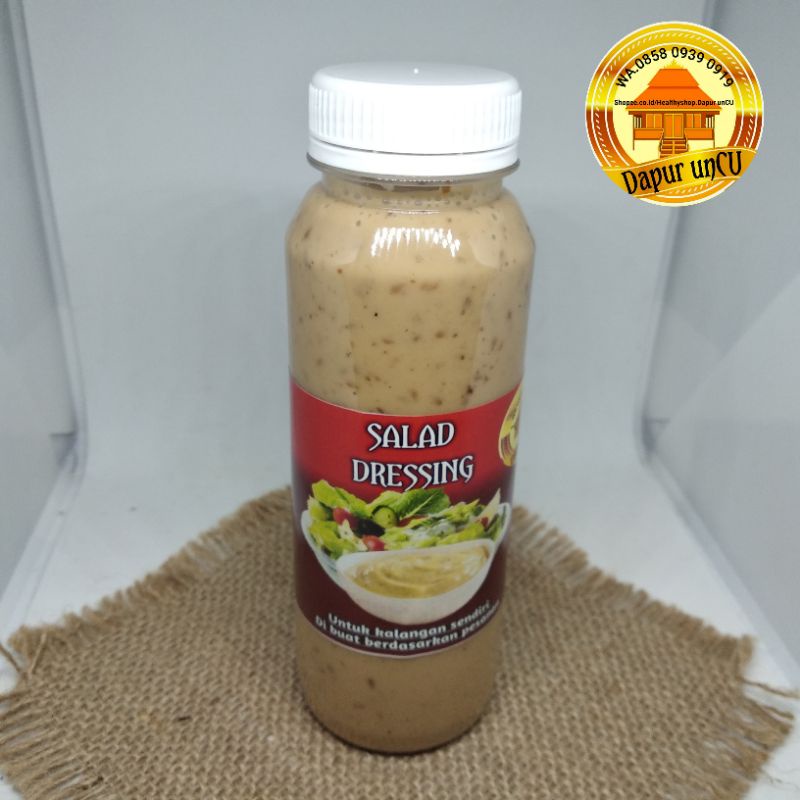 

Salad Dressing, 250 mili. ( di buat ketika ada pesanan, sehingga produk selalu baru..)