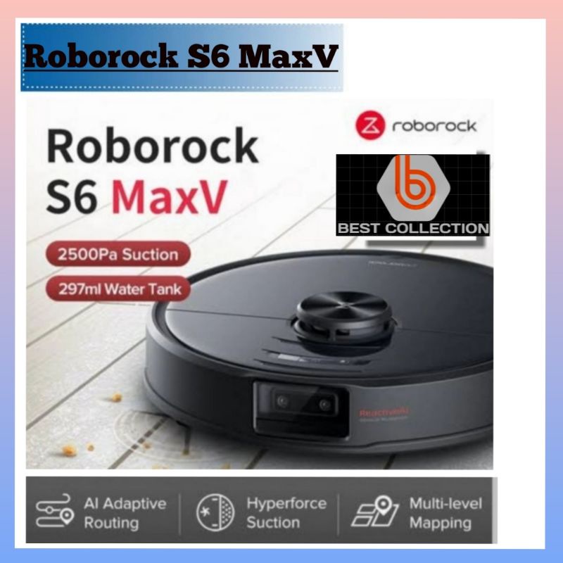 Roborock S6 MaxV Robot Vacuum Cleaner AI LiDAR 2500pa