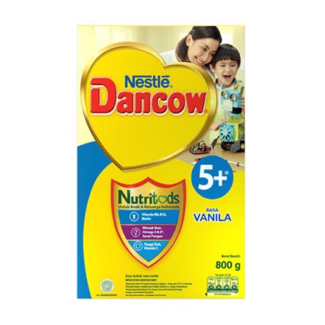 

Dancow 5+ Nutritods Vanilla 800gr