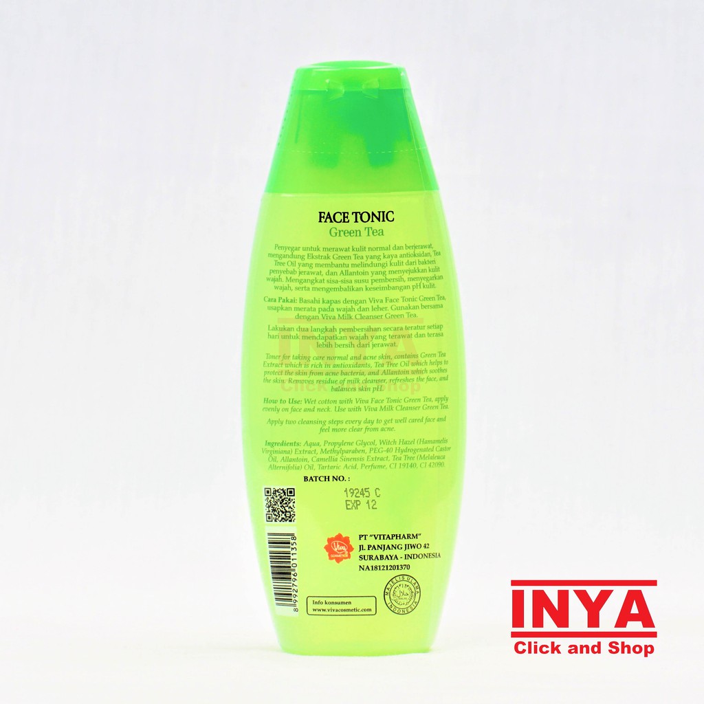 VIVA FACE TONIC GREEN TEA 100ml - Toner Wajah