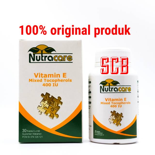 Nutracare Vitamin E 400 IU - Isi 30 Softgels
